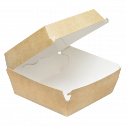 Коробка для бургеров крафт BURGER M 10 х 10 х 5 см