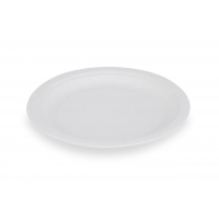 Тарелка бумажная, одноразовая OSQ PLATE 180 мм, белая 1 шт (1/1400)